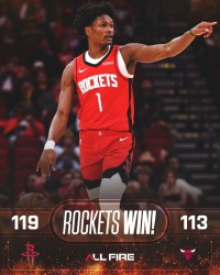 火箭官方晒小贾吐舌嚣张一幕！采访显高情商 休媒：决胜时刻3中3觉醒|三分球|芝加哥公牛队|篮板|nba|比赛_新浪体育_新浪新闻